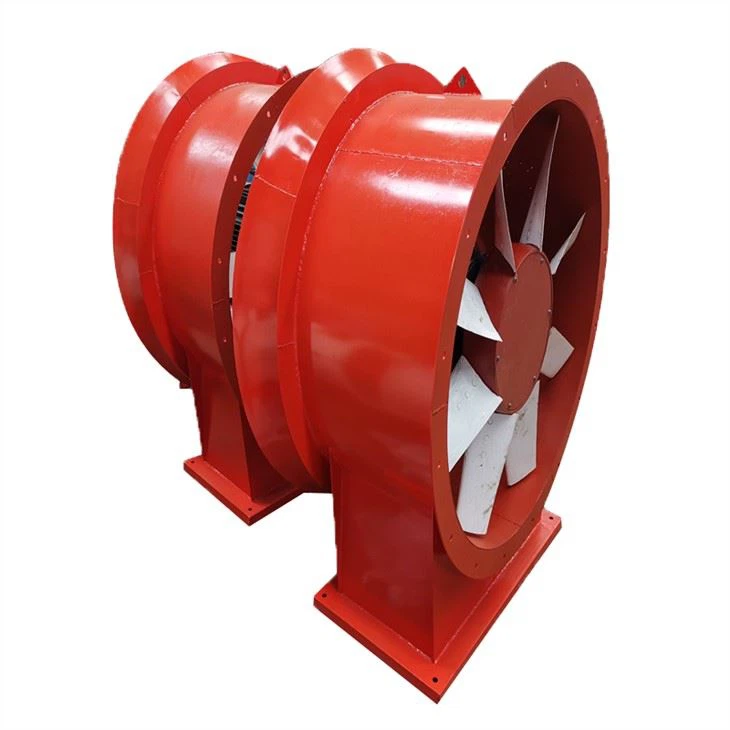Mine press-in axial fan